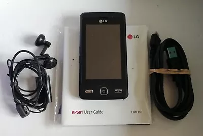 LG Cookie KP501 - Black (Unlocked) Mobile Phone • £10