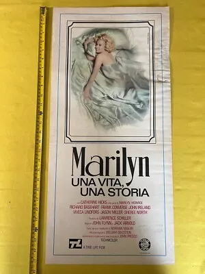 1980 MARILYN THE UNTOLD STORY - MONROE HICKS Italian Locandina Movie Poster T6-6 • $26.90
