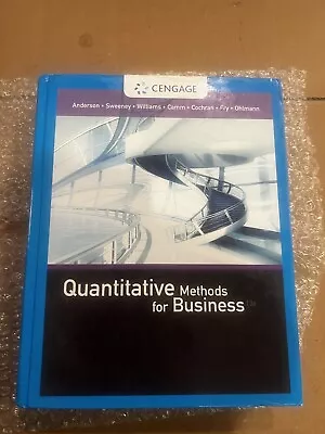 Quantitative Methods For Business By Dennis J. Sweeney David R. Anderson... • $18.99