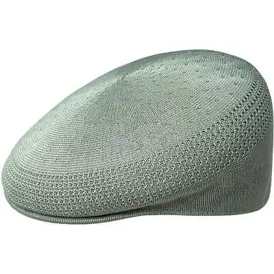 KANGOL Hat 504 Tropic Ventair Summer Flat Cap 0290BC Oil Green Sizes: S - XL • £52.99