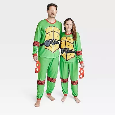 Men's Teenage Mutant Ninja Turtles Raphael 2pc Halloween Matching Family Pajama • $11.99