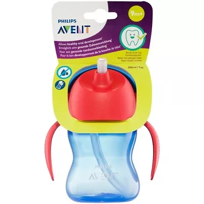 Philips Avent Bendy Straw Cup With Handles 200mL • $24.50