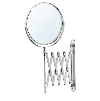 New IKEA FRACK Mirror Extendable Magnifying Makeup Shaving Wall Mount 380.062.00 • £29.91