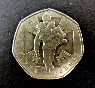 Coins Great Britain  50 Pence Heroic Act 2006 Fine • £0.80