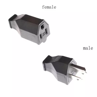 AC 125V 15A 3 Pin Female Power Cord Connector US Plug Converter High DO~gu • $2.26