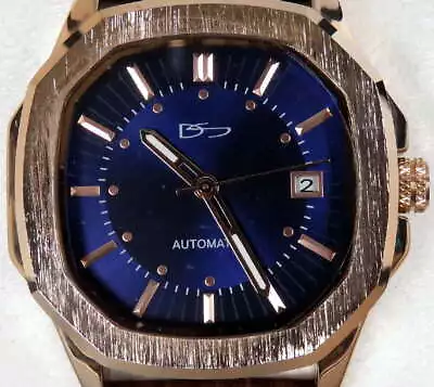 $119.99 • Buy Daniel Steiger Monument Automatic Watch 9329R-M Blue Dial Stainless Steel NEW