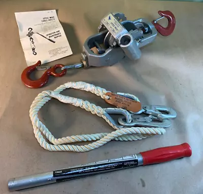 NICE Yale Little Mule115S-3 Linesman's Lever Hoist 11ft Lift 1 Ton Come Along • $199.99