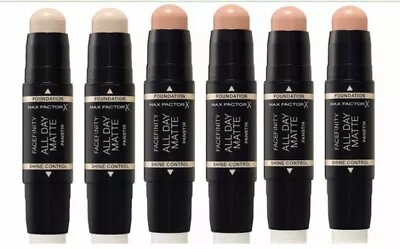 Max Factor Facefinity All Day Matte 2 In 1 Panstik Foundation 11g  Select Shade • £4.99