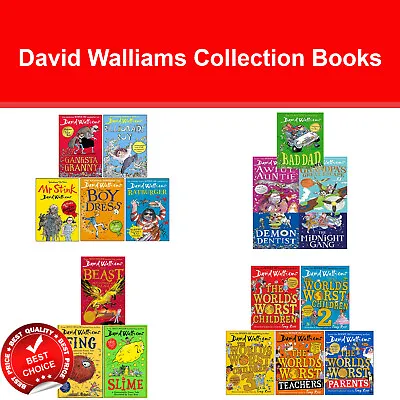 David Walliams Books World's Worst Parents Teachers And Children | Variation • £17.99