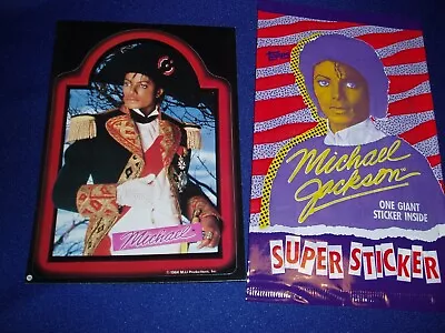 Michael Jackson Topps 1984 Super Sticker Card # 10 New/Sealed • $4.75