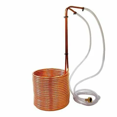 NY Brew Supply 3/8  X 50' Copper Wort Chiller - Homebrew Beer Immersion • $97.99