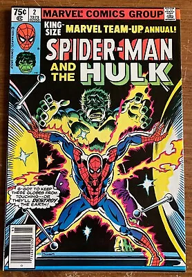 MARVEL TEAM UP KING SIZE ANNUAL #2 Featuring SPIDER-MAN/HULK VF/NM '79 NEWSSTAND • $13.99