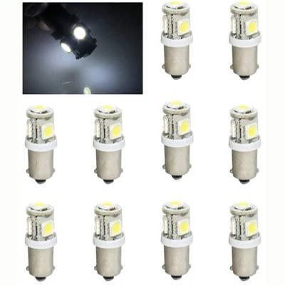$24.95 • Buy (10) White 5-LED Dash Instrument Panel Cluster Gauge Clock Glove Box Light Bulbs