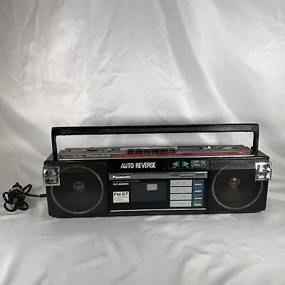 Panasonic RX-FM27 Cassette AM/FM Equalizer Radio Vintage Portable Boom Box • $34.97