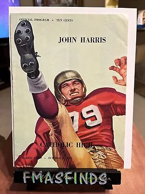 F2 1948 JOHN HARRIS Vs CATHOLIC High School Football Program HARRISBURG PA • $20