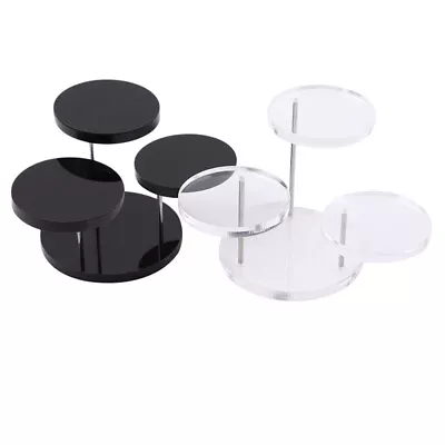 $11.99 • Buy Clear Acrylic Jewellery Display Stand Necklace Ring Earring Organizer Rotating 
