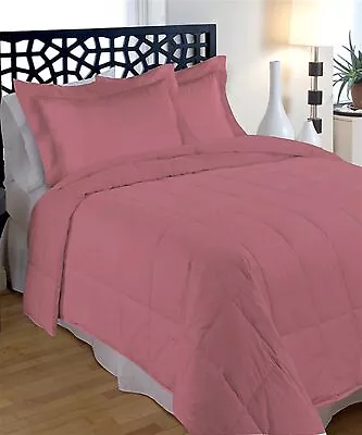 Morgan Pure Pink Down Alternative Comforter ~ Pink ~ Full/Queen 90 X 90 NEW • $12.99