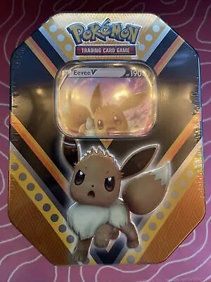 $12 • Buy Pokemon Eevee V Powers Tin Brand New Sealed In-Box