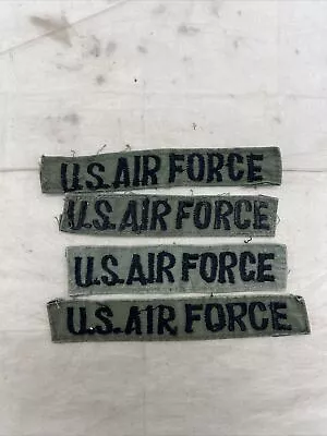 US Air Force Uniform Tapes Theater Made Worn Lot Of 4 (U843 • $20