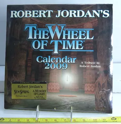 Robert Jordan’s Wheel Of Time Calendar 2009 Unopened • $77.09