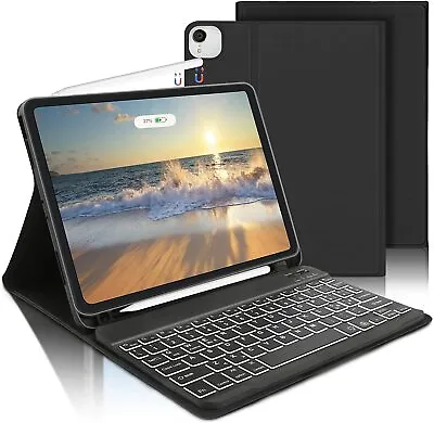 £27.54 • Buy Backlit Keyboard Case Stand Cover For IPad Air 5th 4th Generation 2022 10.9 Inch