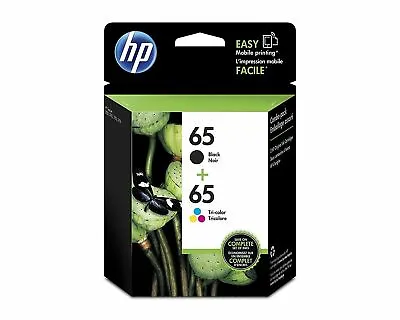 GENUINE HP 65 Black Tri-Color Combo Ink Cartridge Brand New • $24.95