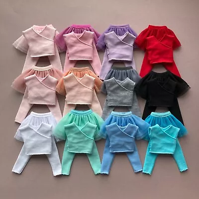 8-9 In Doll Clothes Set Tutu Skirt Top Leggings For Kruselings Ruby Red Ten Ping • $16.38