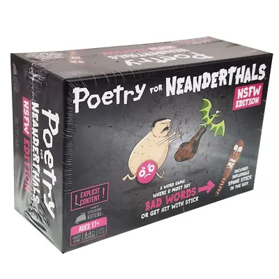 $42.95 • Buy Poetry For Neanderthals NSFW Edition Card Game