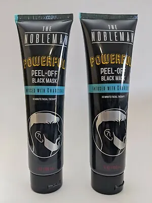The Nobleman Black Peel-Off Charcoal Black Mask 5oz Each Tube  2 Tubes • $17.84