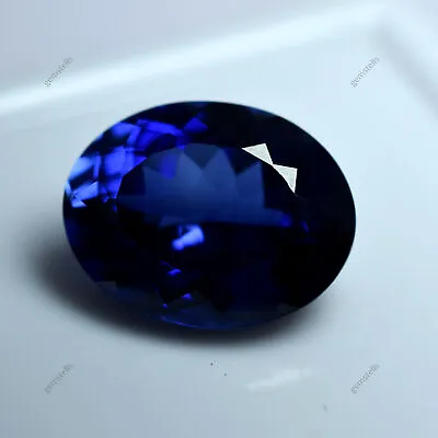 Beautiful Blue Tanzanite 11.60 Ct Natural CERTIFIED Loose Gemstone Rare Oval Cut • £16.74