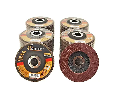 Lot Of (40) Aluminum Oxide Flap Disc Grinding Wheel 4-1/2 X7/8  60 Grit 550307 • $39.99