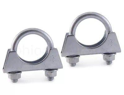 Ohio Diesel Parts Heavy Duty Muffler/Exhaust Pipe Clamp 1-3/8  U-Bolt 2-pack • $10.99