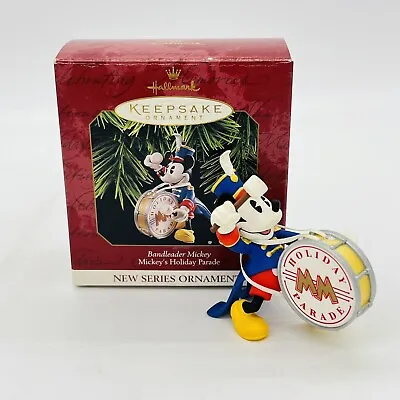 Hallmark Keepsake Bandleader Mickey Mouse Christmas Ornament 1997 Disney EUC • $6.99