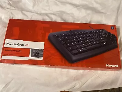 NEW OPEN BOX MICROSOFT 1406 Standard USB Wired 200 Keyboard. • $20