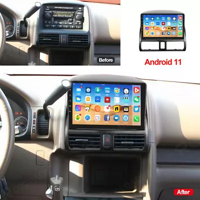 Android 12 Car Stereo GPS Navi Radio WIFI Player For Honda CR-V CRV 2001-2006 • $109.99