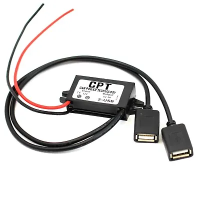 DC 12V To 5V 3A 15W Step Down USB Converter Regulator Adapter For Car Charger US • $6.95