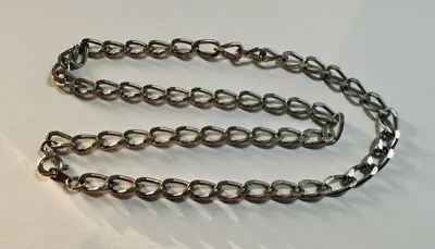 Mens Vintage Chunky Silver Plated 777 Chain 17 Long Jewellery Gift Heavy • £9.50