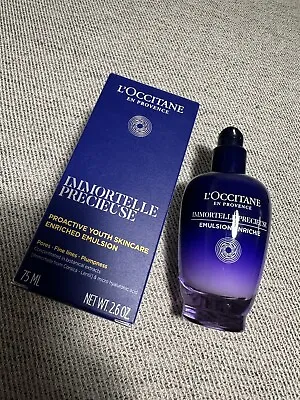 L'Occitane Immortelle Precieuse Proactive Youth Skincare  2.6 Oz / 75 Ml New • $75
