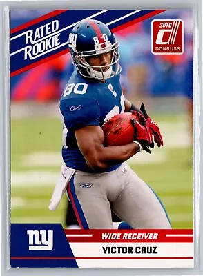 2010 Donruss Rated Rookies #100 Victor Cruz • $1.99