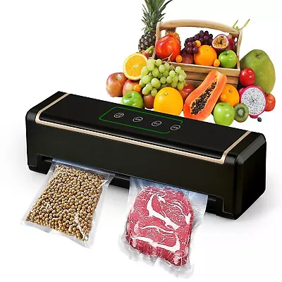 Full Automatic Food Vacuum Sealer Machine (80KPA) With Free 10pcs Seal Bags • $59.99