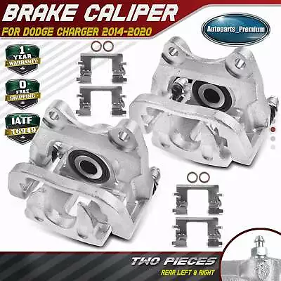 2x Brake Caliper W/Bracket & Phenolic Piston For Dodge Charger 14-20 Rear LH &RH • $97.99