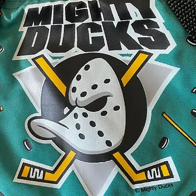 Vintage Anaheim Mighty Ducks Gym Bag Duffle Hockey NHL Gym Nylon Disney RARE • $49.99