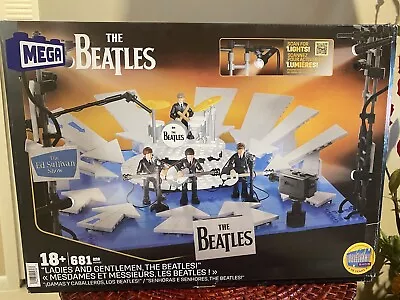 MEGA BEATLES ED SULLIVAN SHOW 681 PIECES LIGHTED STAGE BUILDING SET  New Sealed • $60