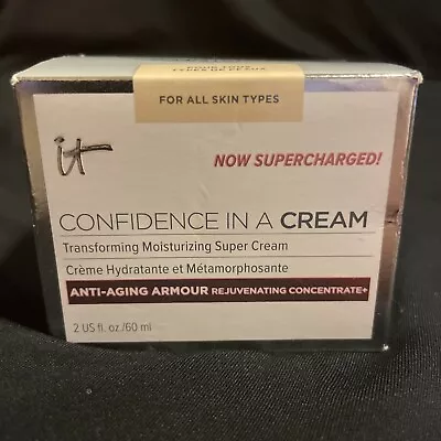 IT Cosmetics Confidence In A Cream Now Supercharged Facial Moisturizer 2 Fl Oz • $32