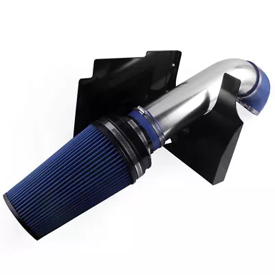 4inch Heat Shield Cold Air Intake+Filter For 99-06 Chevy V8 4.8L/5.3L/6.0L Blue • $52.88