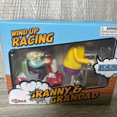 £7.99 • Buy Wind Up Racing Granny And Grandad - 27470 Clockwork Classic Race Kids Fun Toy