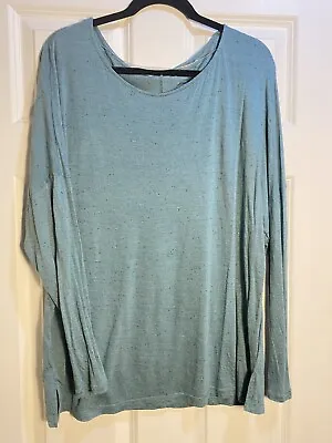 Mossimo Women's Lightweight Loose Sleeve Top Shirt Light Teal XXL • $14