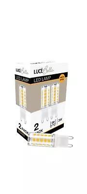 Luce Bella G9 LED 350lm Warm White 3W Globe - 2 Pack - AUSTRALIA BRAND • $19.99