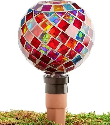 Garden Decor Glass Ceramic Plastic Mosaic Glass Watering Globe • £19.45