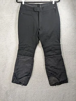 Vintage Roffe Ski Pants Mens 36 Nylon Rayon Wool Blend Snow Winter USA Black  • $24.99